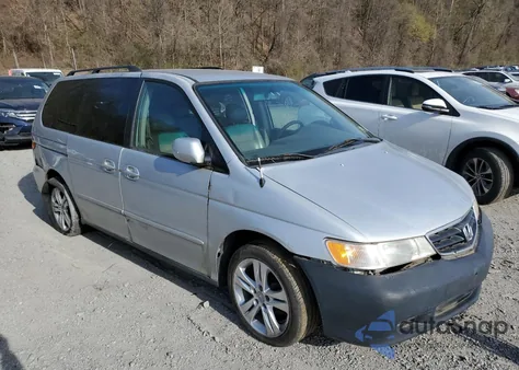 2002 Honda Odyssey Exl из США, поврежденный, VIN 5FNRL18982B040290